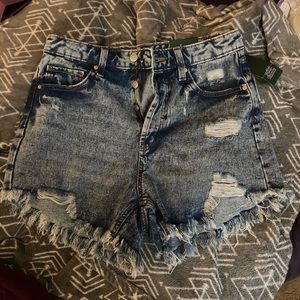 NWT distressed high waisted shorts